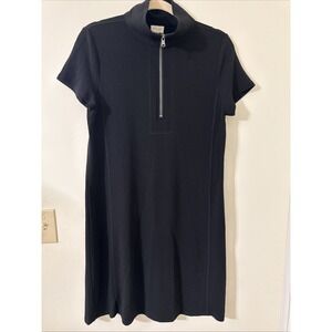 Griege Short Sleeve 1/4 Zip Casual Dress Women's Size Medium